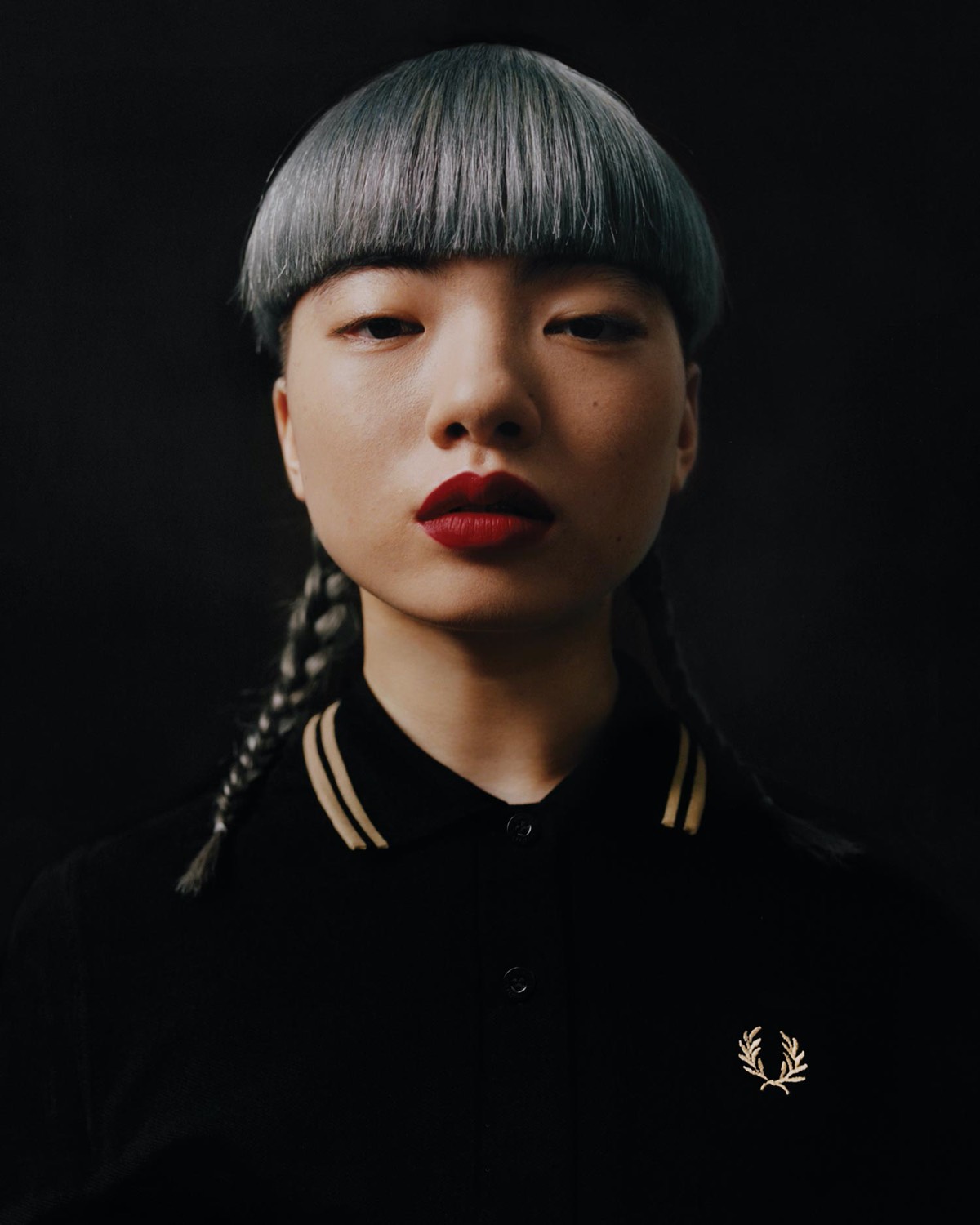 Fred Perry  |  Black Champagne Champagne